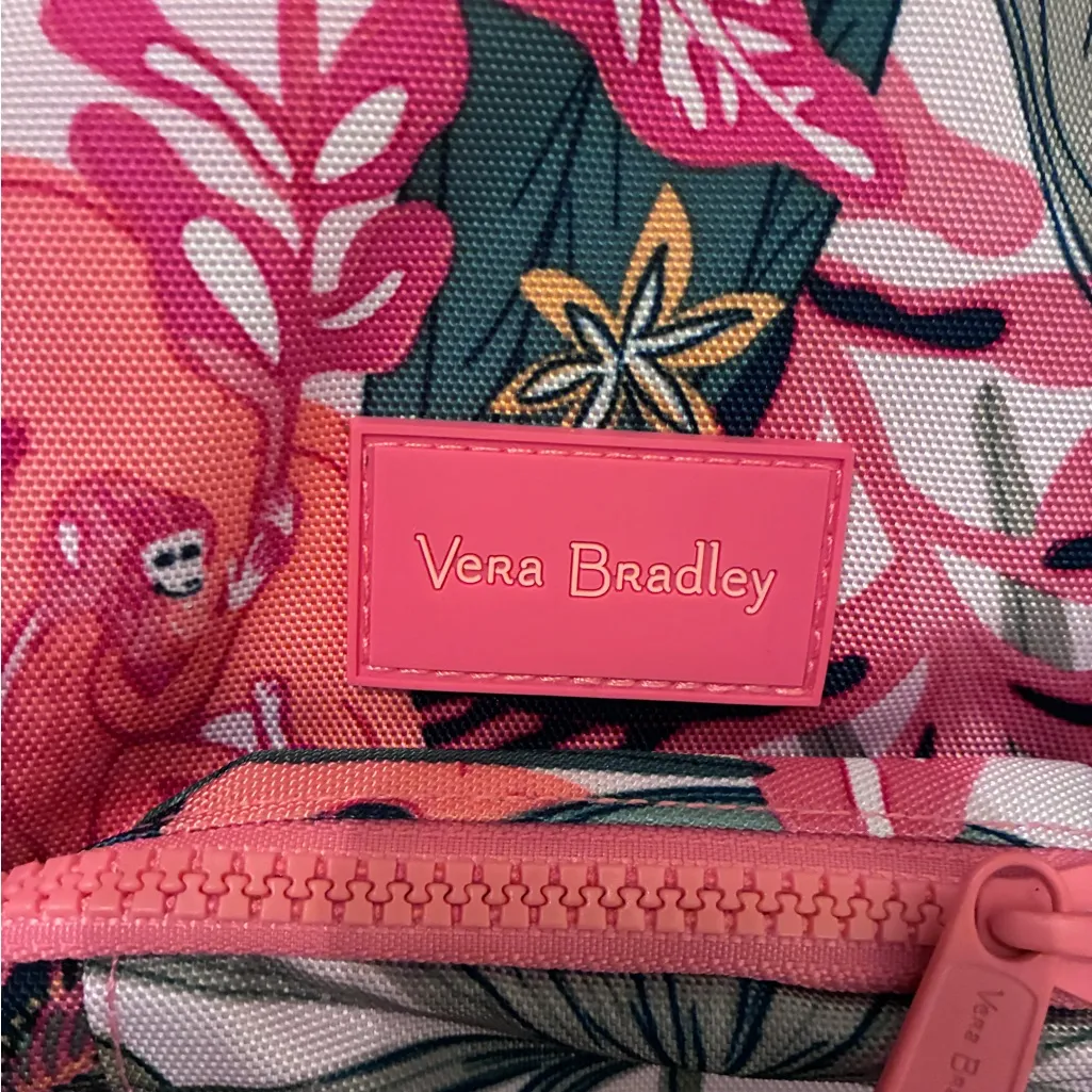 Vera Bradley Pink Floral Sling Backpack - Image 13