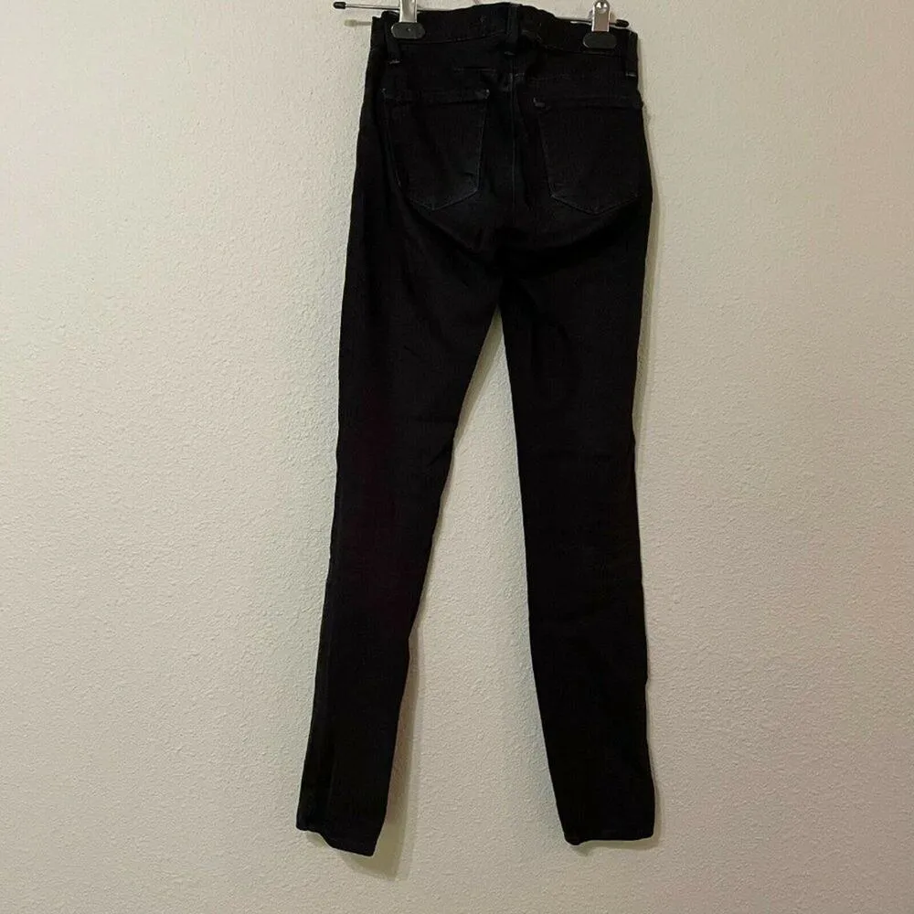 J Brand Womens Black High Rise Skinny Ankle Jeans Womens 22 Y2K Denim Zip Fly - Image 2