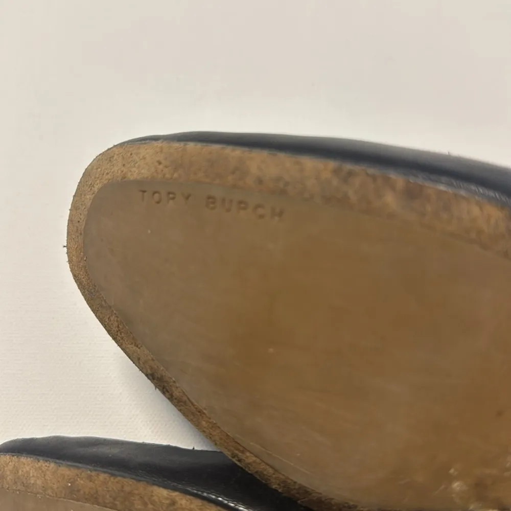 Tory Burch Kira Leather Loafers Business Casual Office Luxury size 7 Black - Image 6