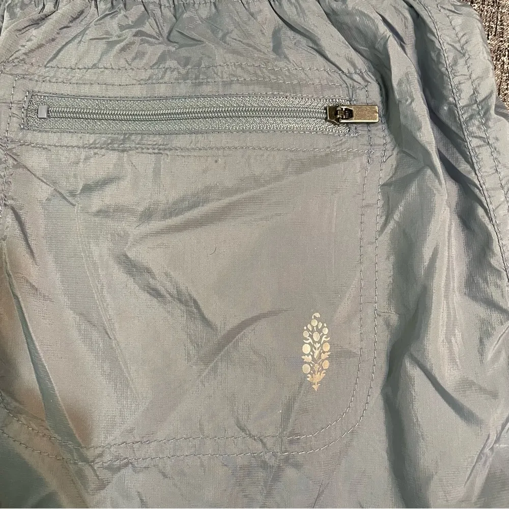 Free People Movement Sunshine Bubble Hem Shorts Blue Size M - Image 10