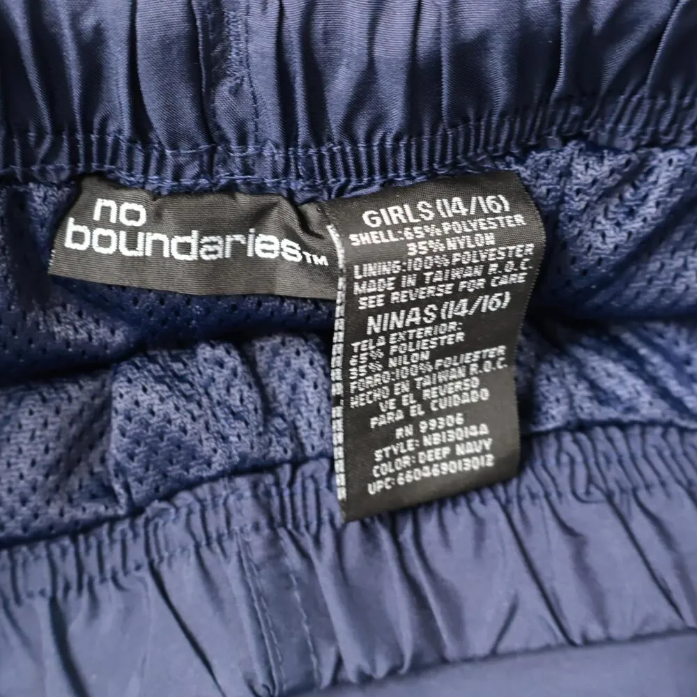 VTG Y2K No Boundaries Navy Blue Track Pants Girls 14/16 (or XS) NWT Tracksuit 07 - Image 6