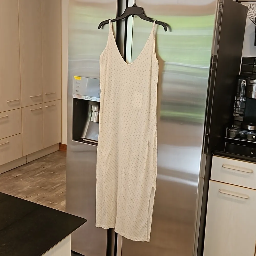 💕THE GREAT💕 The Slip Dress ~ Washed White MicroDot Size 3 Large NWT - Image 5