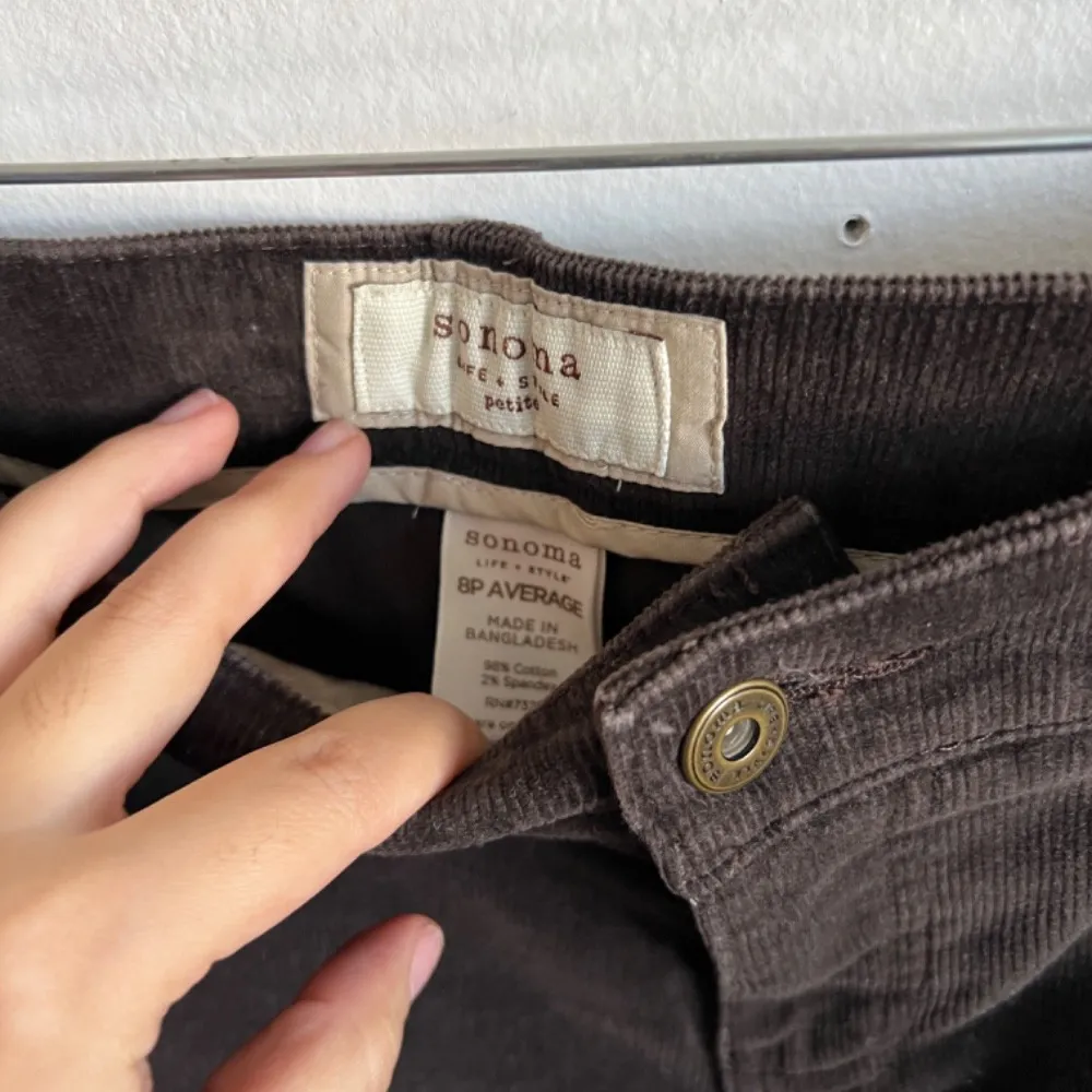 Vintage Brown Corduroy‎ Pants, Grunge Aesthetic, 90s, 70s Fashion, - Image 3