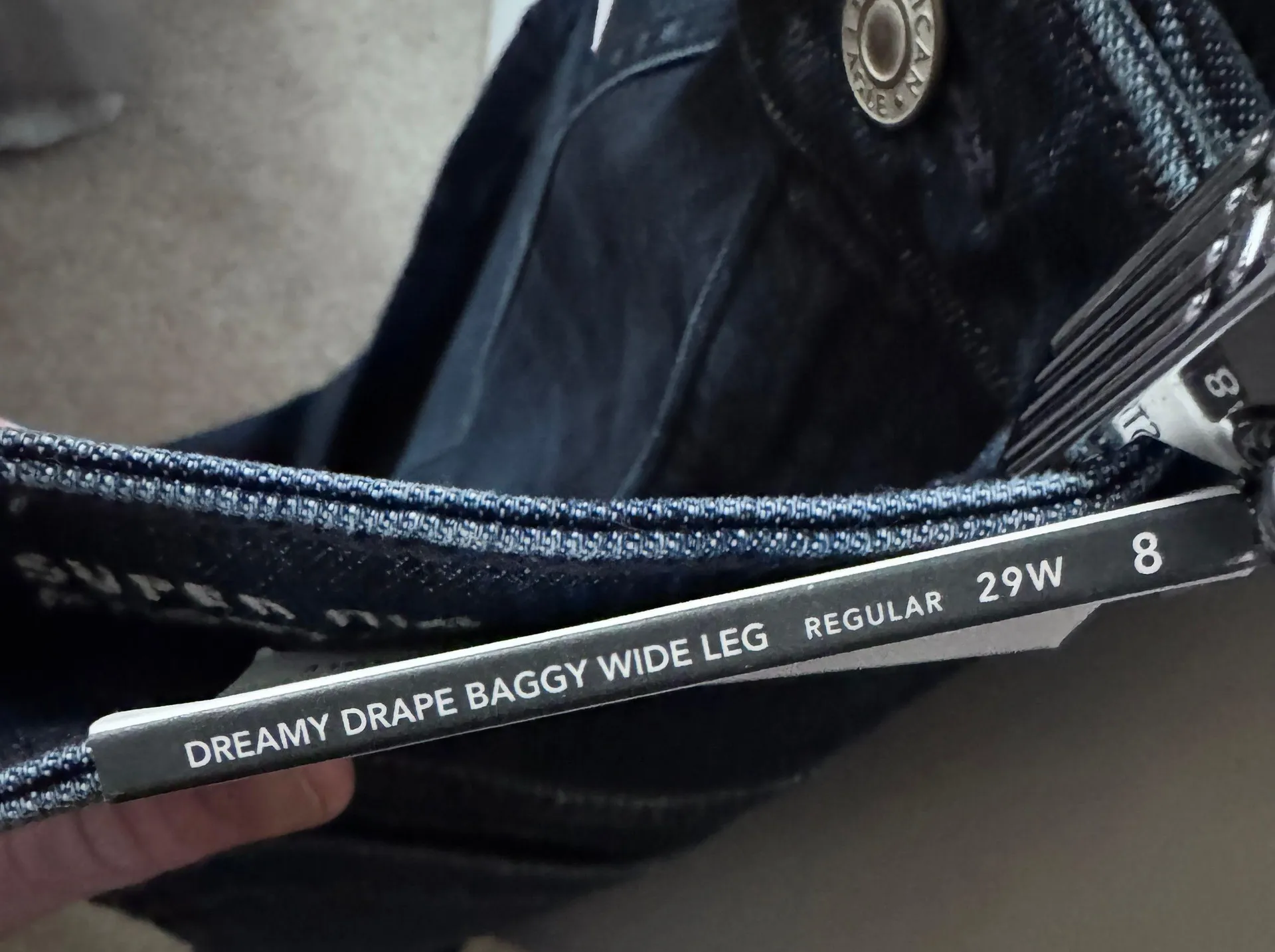 NWT  Dreamy Drape Wide Leg Jeans - Image 5