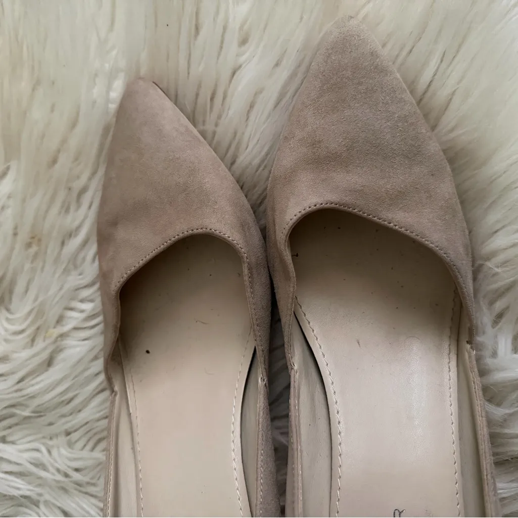 Marc Fisher Beige Pointed Toe Women's Shoes - Image 9