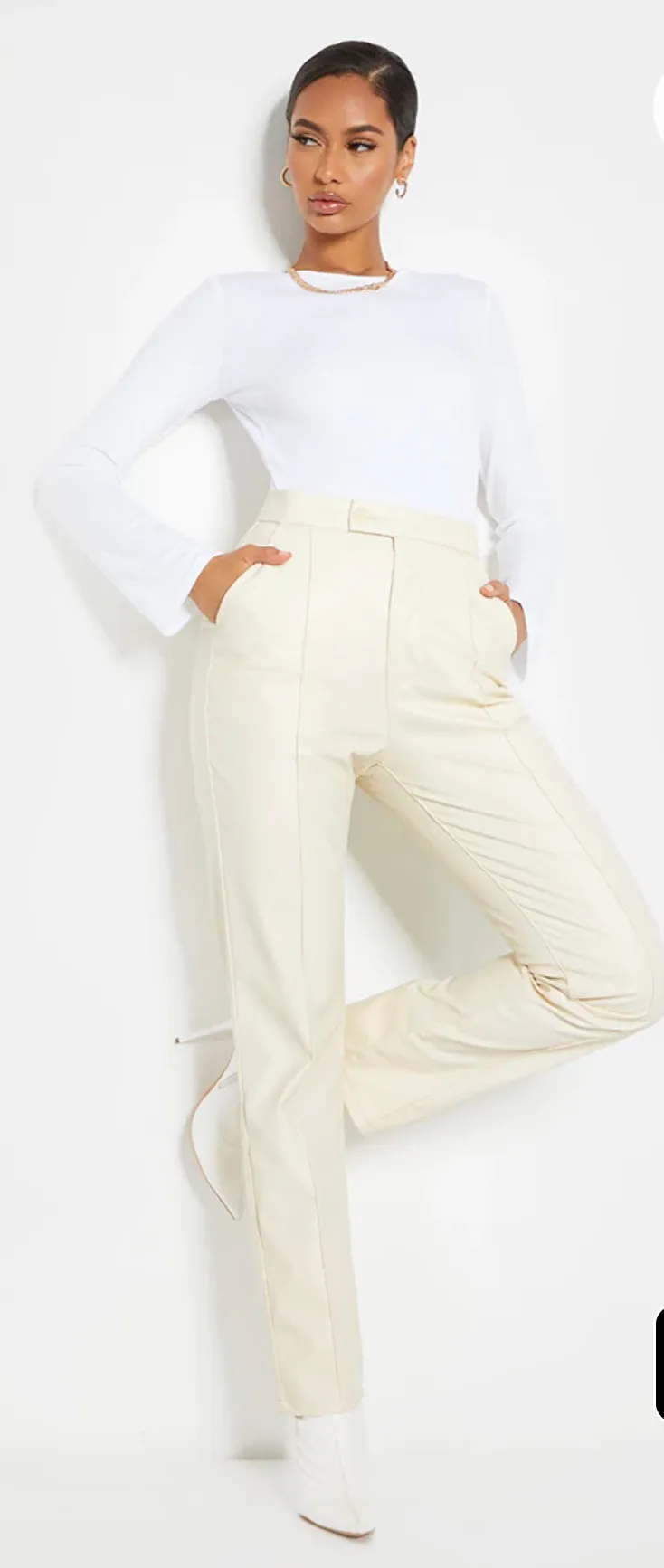 Pretty Little Thing Leather Pants - Image 2