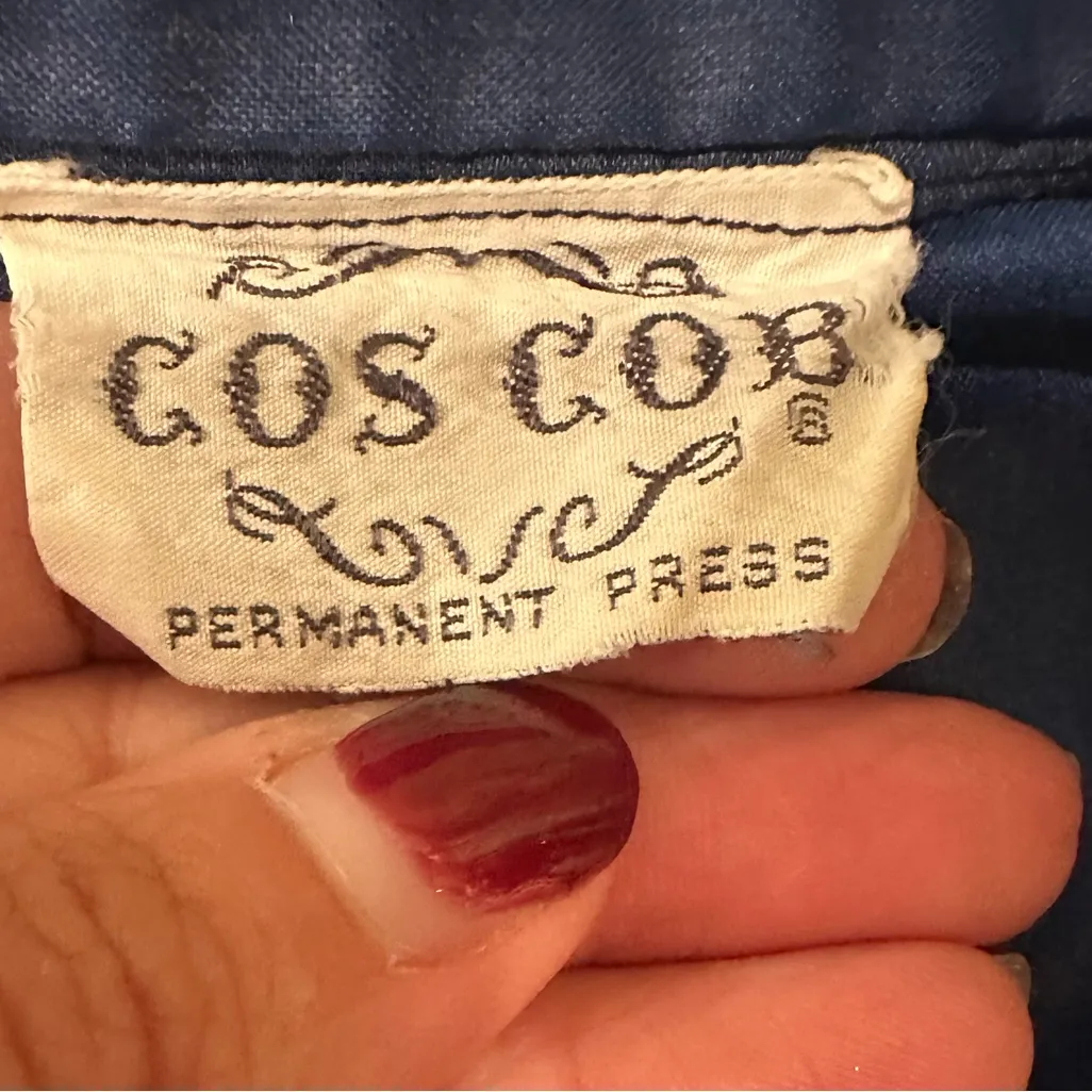 VINTAGE COS  Cob Blue Blouse - Image 4