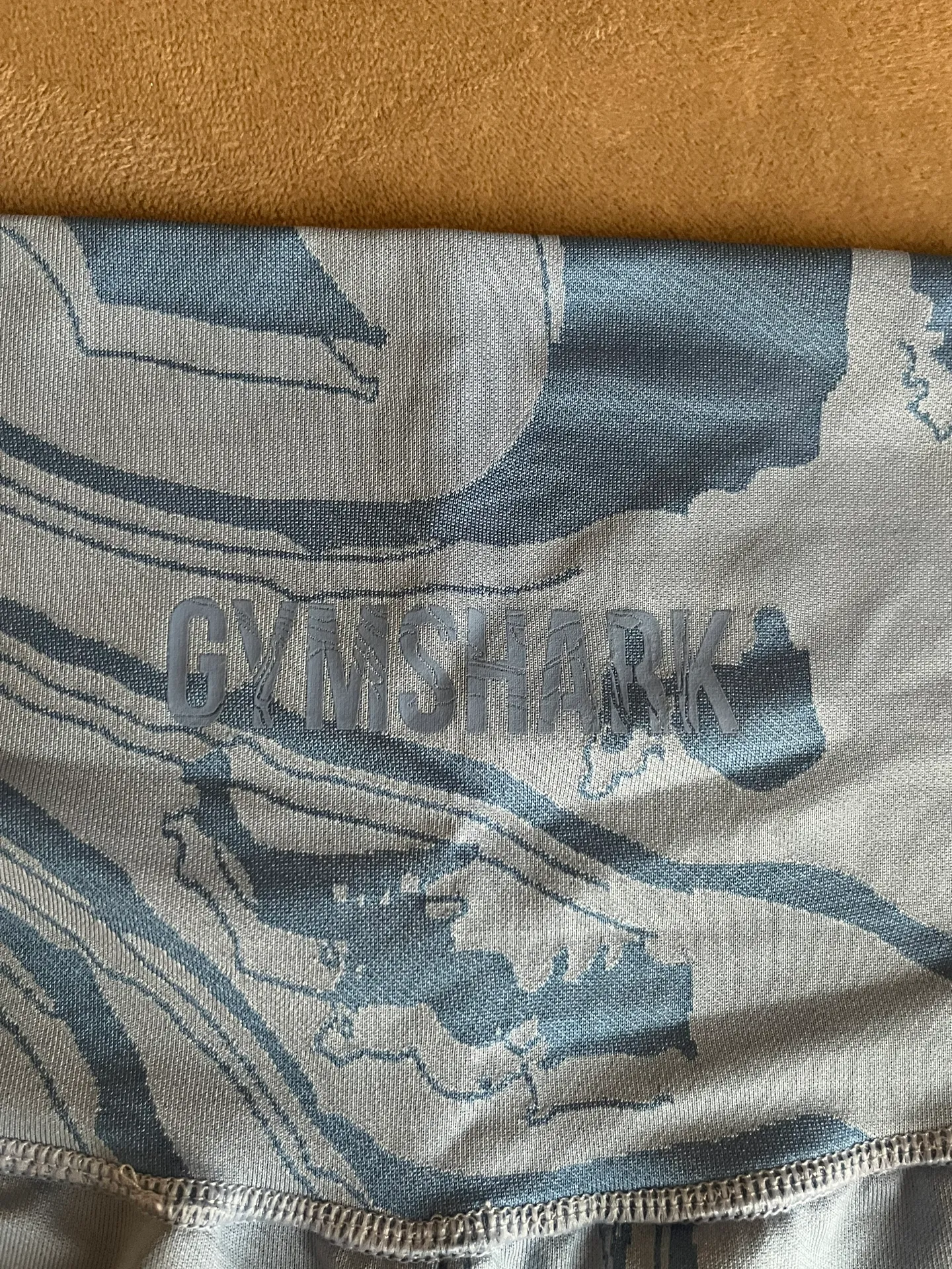 Gymshark Jacquard Blue Shorts - Image 4
