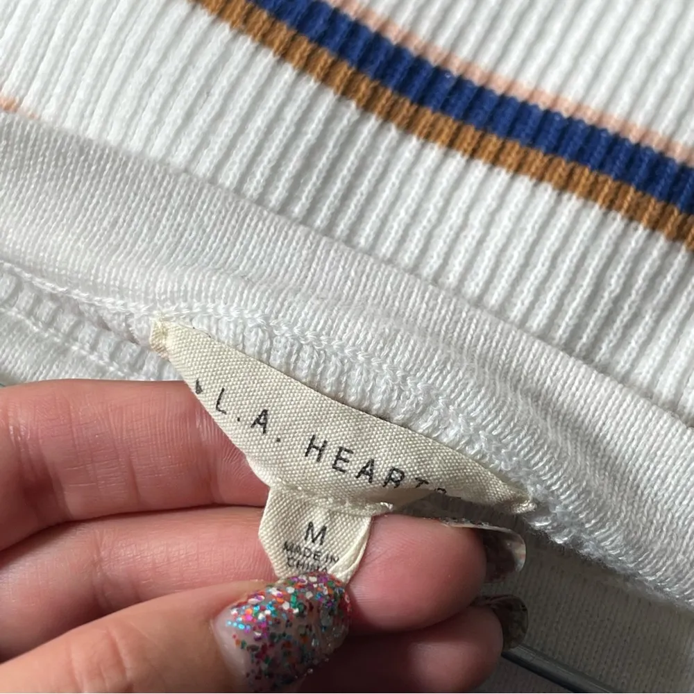 LA Hearts • Strapless Body Suit • Striped • Medium - Image 3