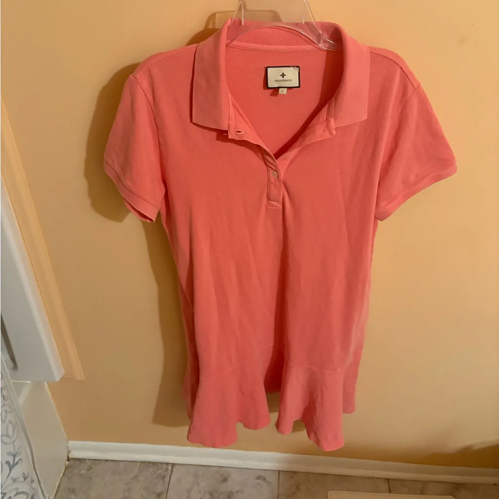 Tuckernuck Pique May Polo Dress in Washed Pink - Image 4