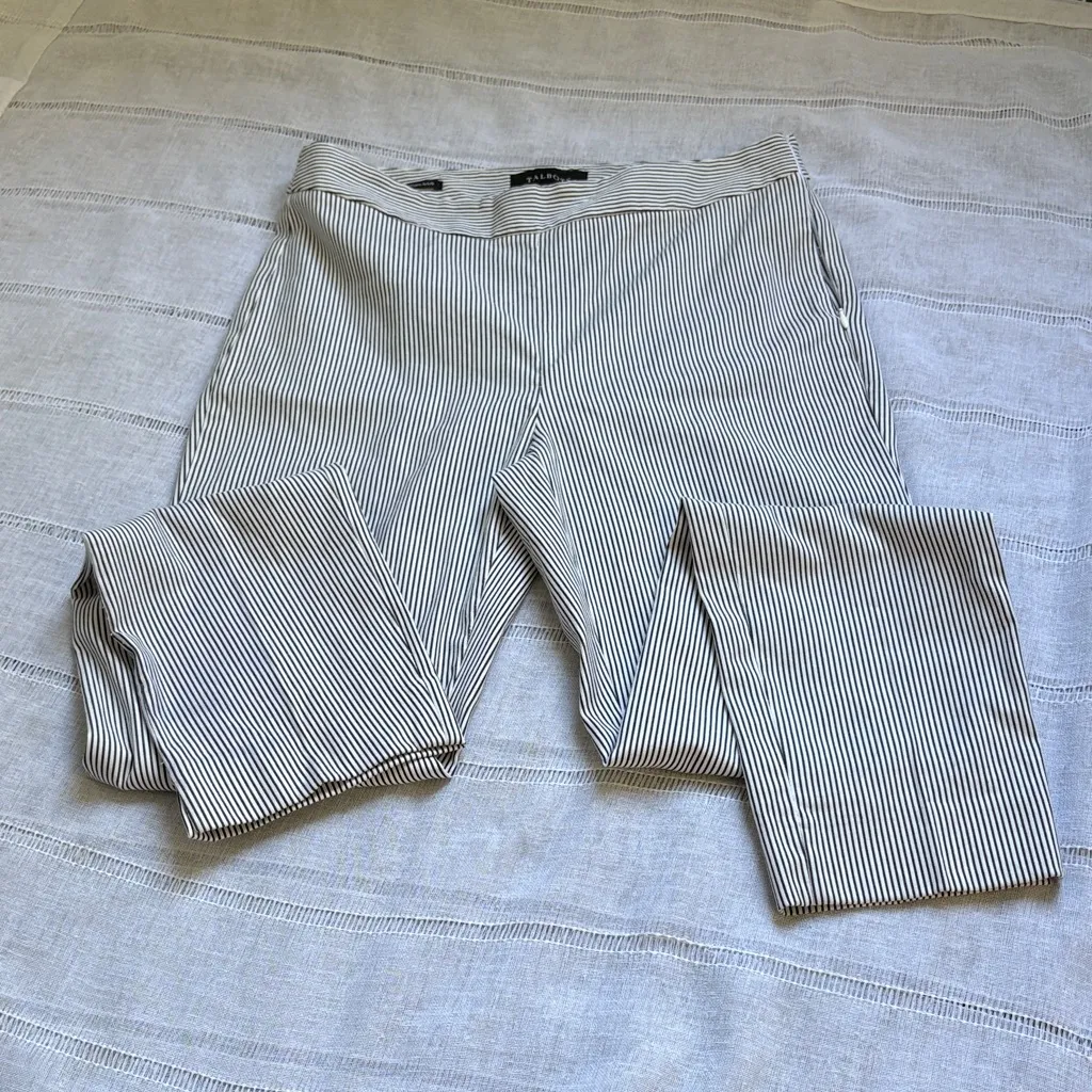 TALBOTS CHATHAM ANKLE PANTS - STRIPE - Image 6