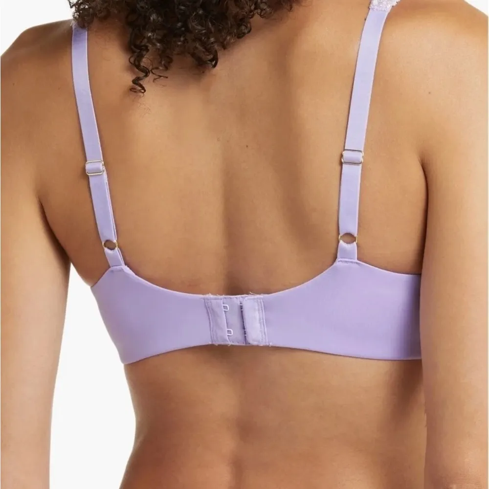 ‎ Violet Purple Pure Luxe Custom Coverage Contour Underwire Bra - Image 4