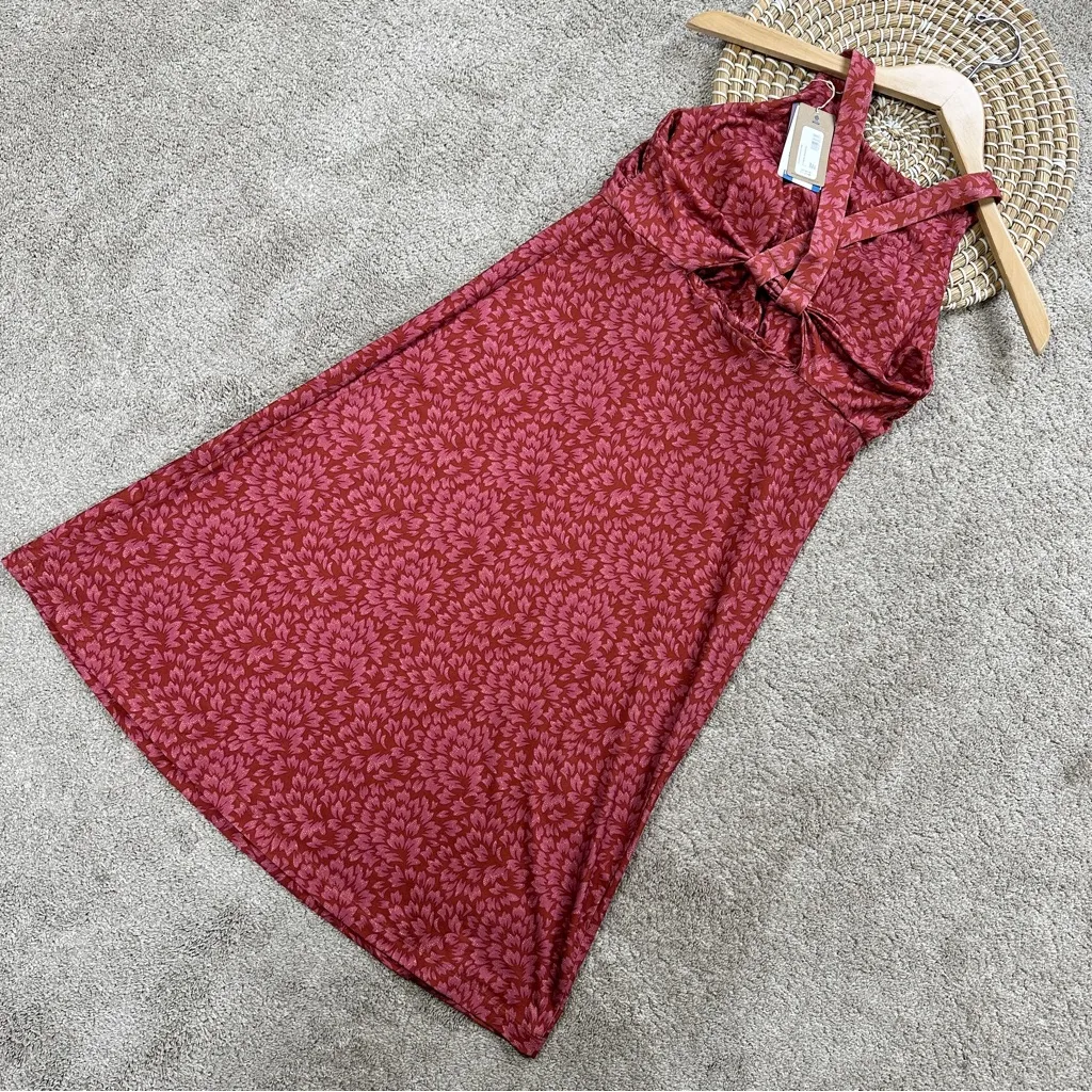 NWT Patagonia Women’s Magnolia Spring Dress Sleeveless Outdoor in Mangrove Red S - Image 6