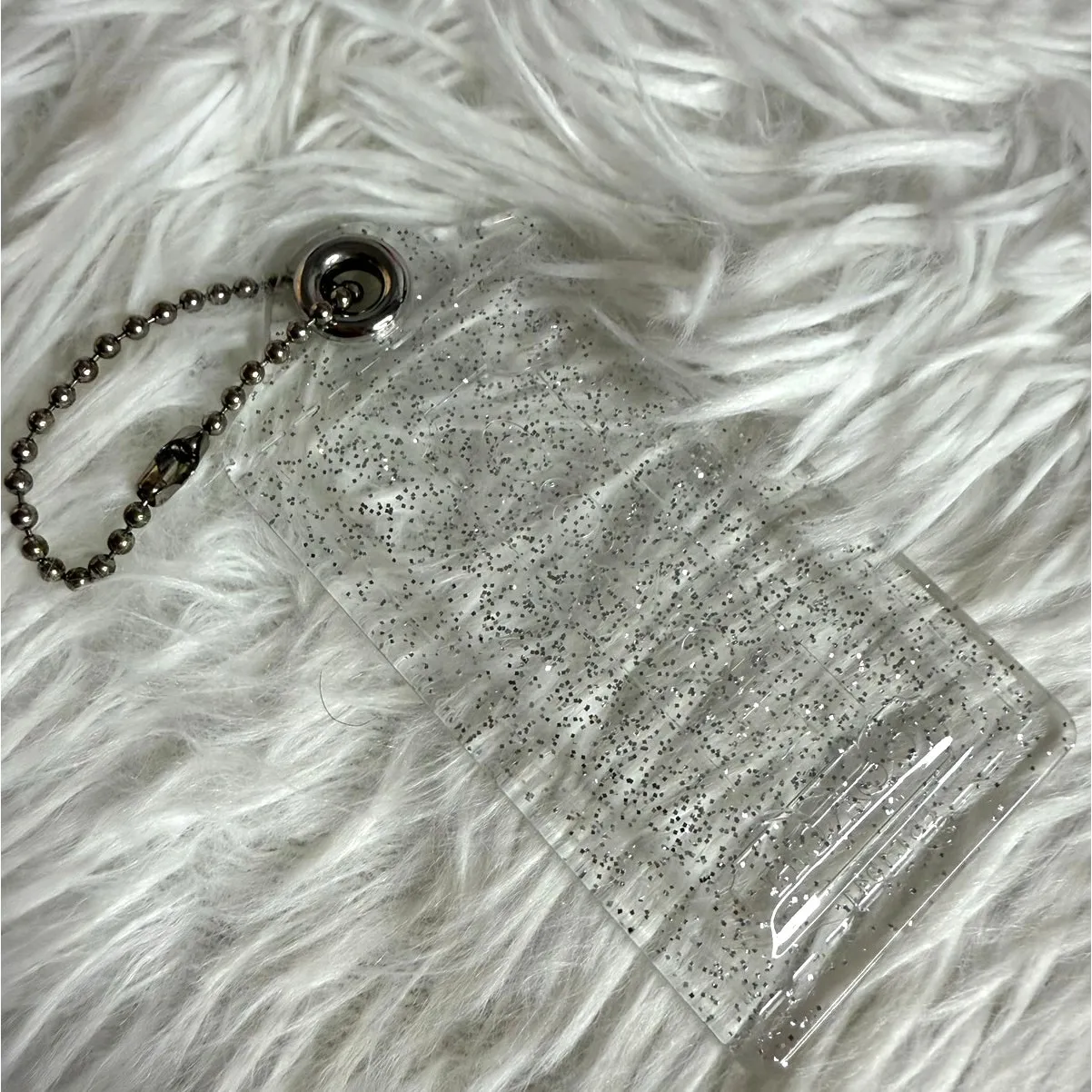 3" COACH Poppy Fob Bag Charm Hang tag Hangtag - Image 2