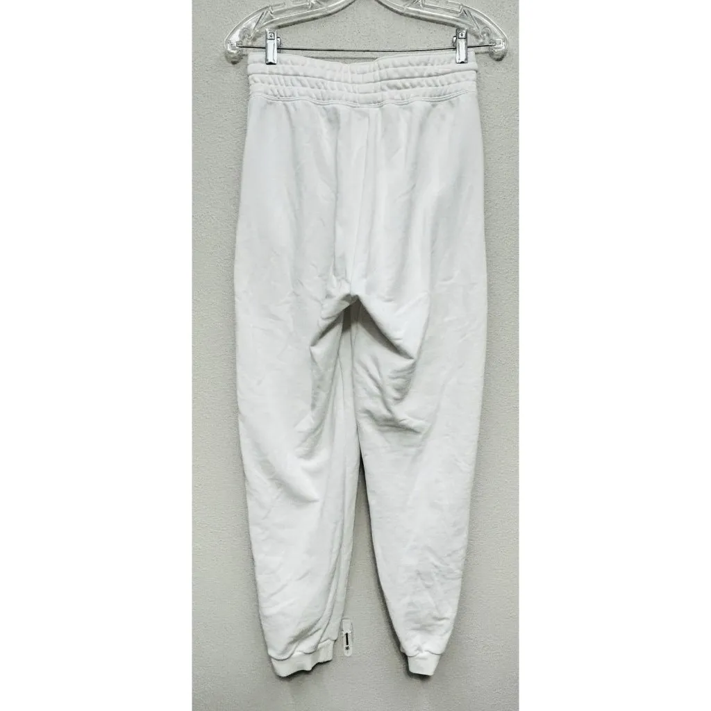 Nike Women’s Jogger Sweatpants Size Small White Optimism Revolve Spellout Logo - Image 8