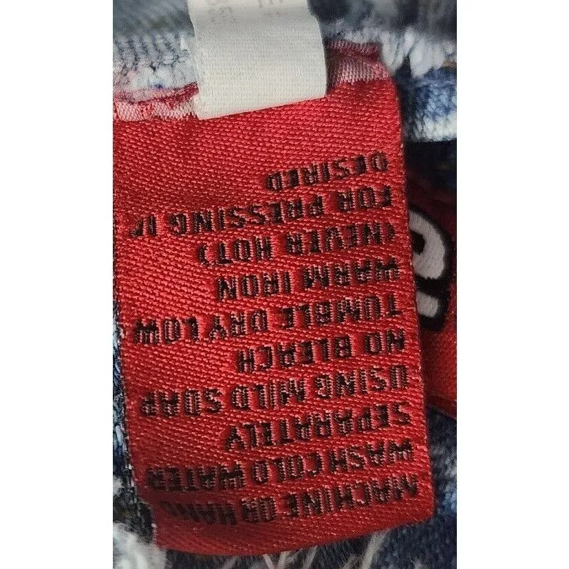 Zana Di Denim Capri Frayed Hem Cropped Jeans Blue Wash Juniors‎ Size 9 - Image 3