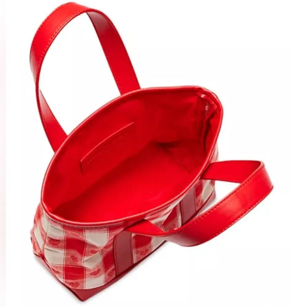 NWT Stoney Clover Lane Amore Mini Tote Bloomingdale's Exclusive Italian Plaid - Image 3