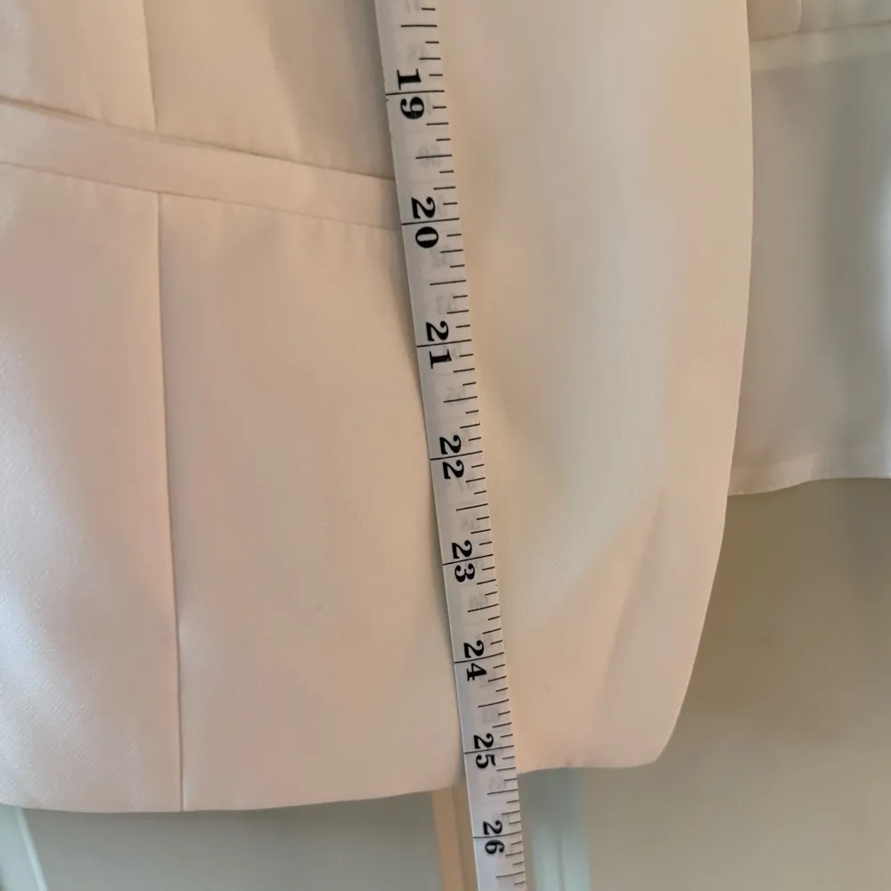 Halogen Nordstrom White Open Blazer Size Large - Image 8