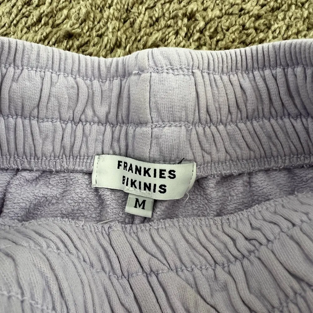 Frankie’s Bikini Burl High Waist Oversized Sweat Short - Lilac - Image 2