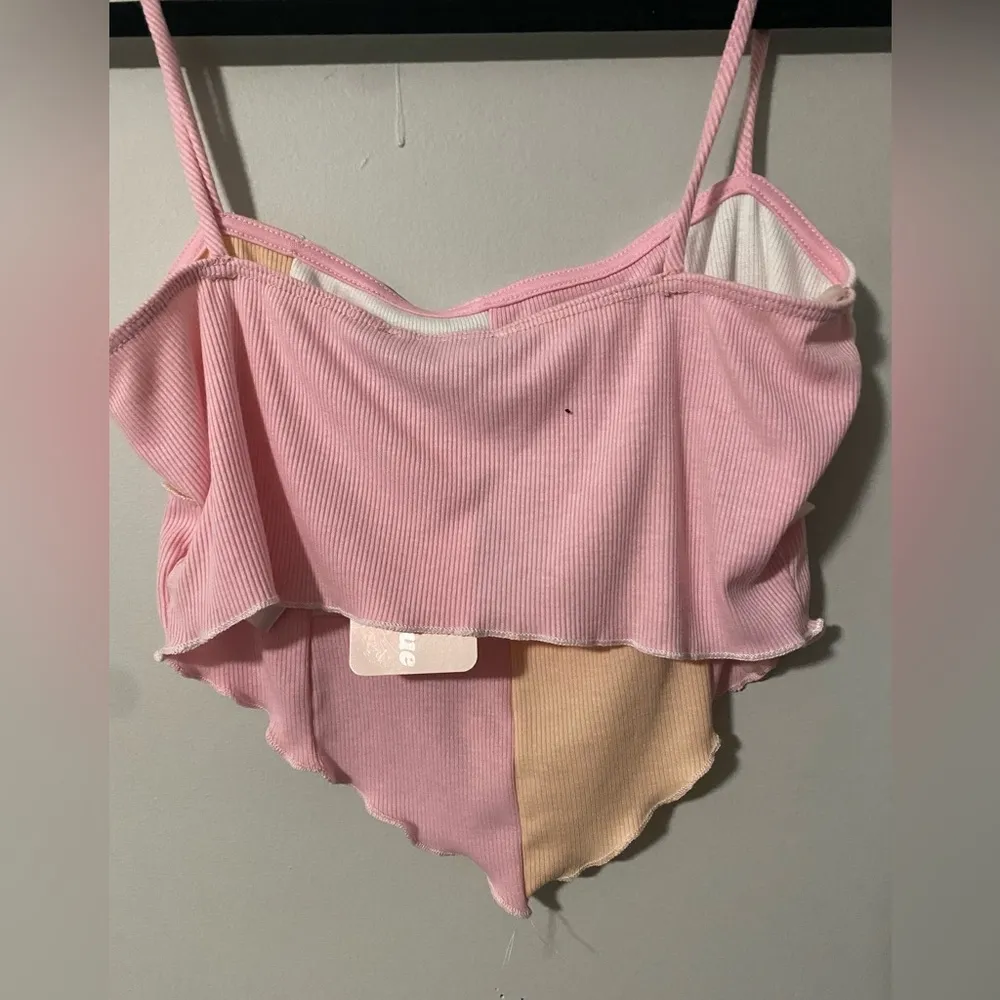 NWT Hazel Boutique color block cropped tank - Image 6