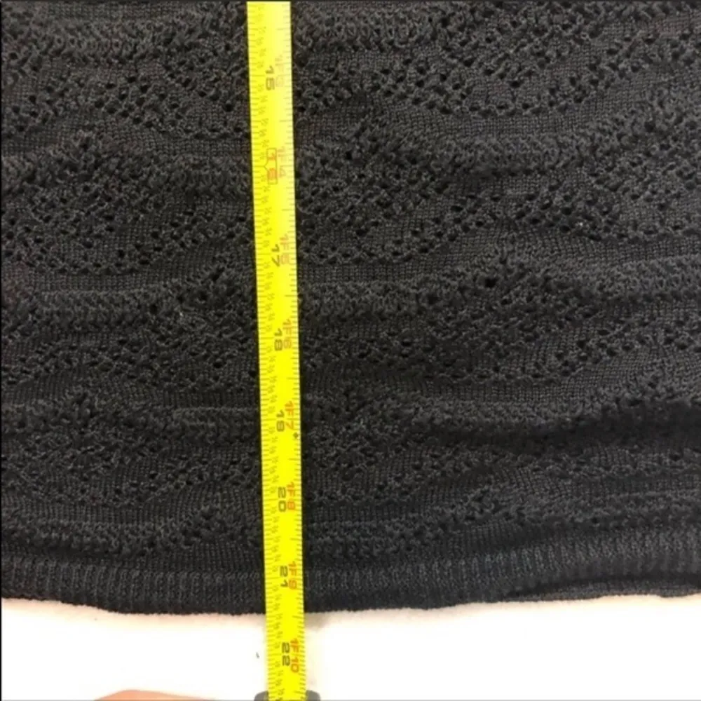 Knitted Knotted Crochet Peplum Skirt Size XS - Image 5