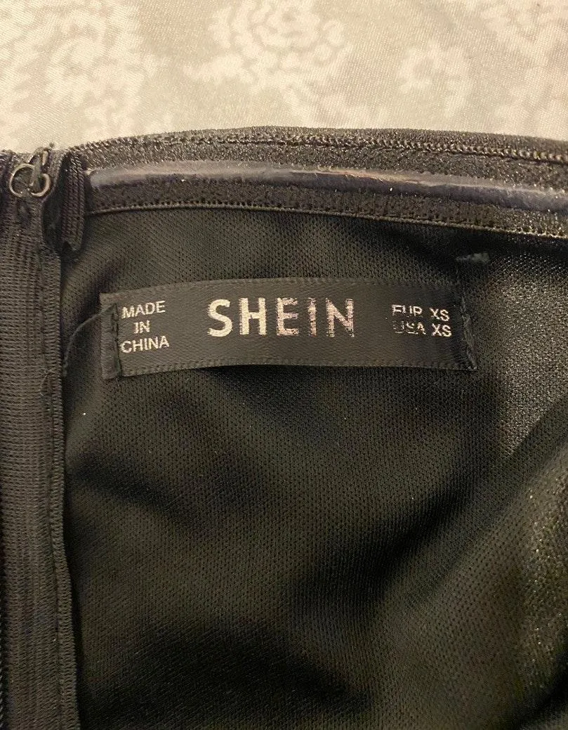 Black Peplum Tube Top XS - Image 4