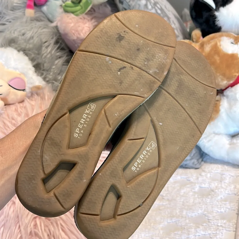 Sperry Black Leather Sandals - Image 4