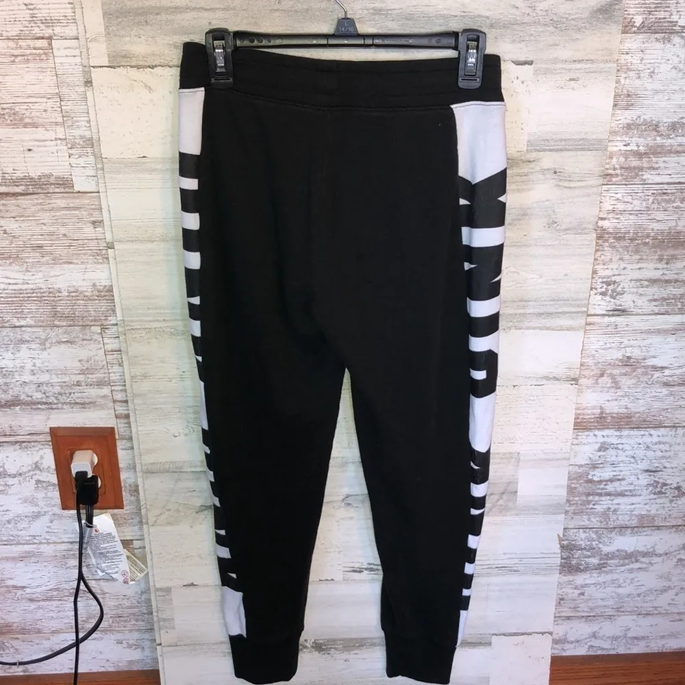 Pink Victoria's Secret black and gray sweatpants pink vs jogger pants sm… - Image 5