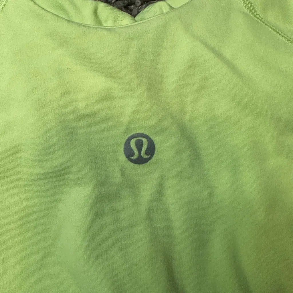 Lululemon Athletica Light Green Crop Top - Image 4