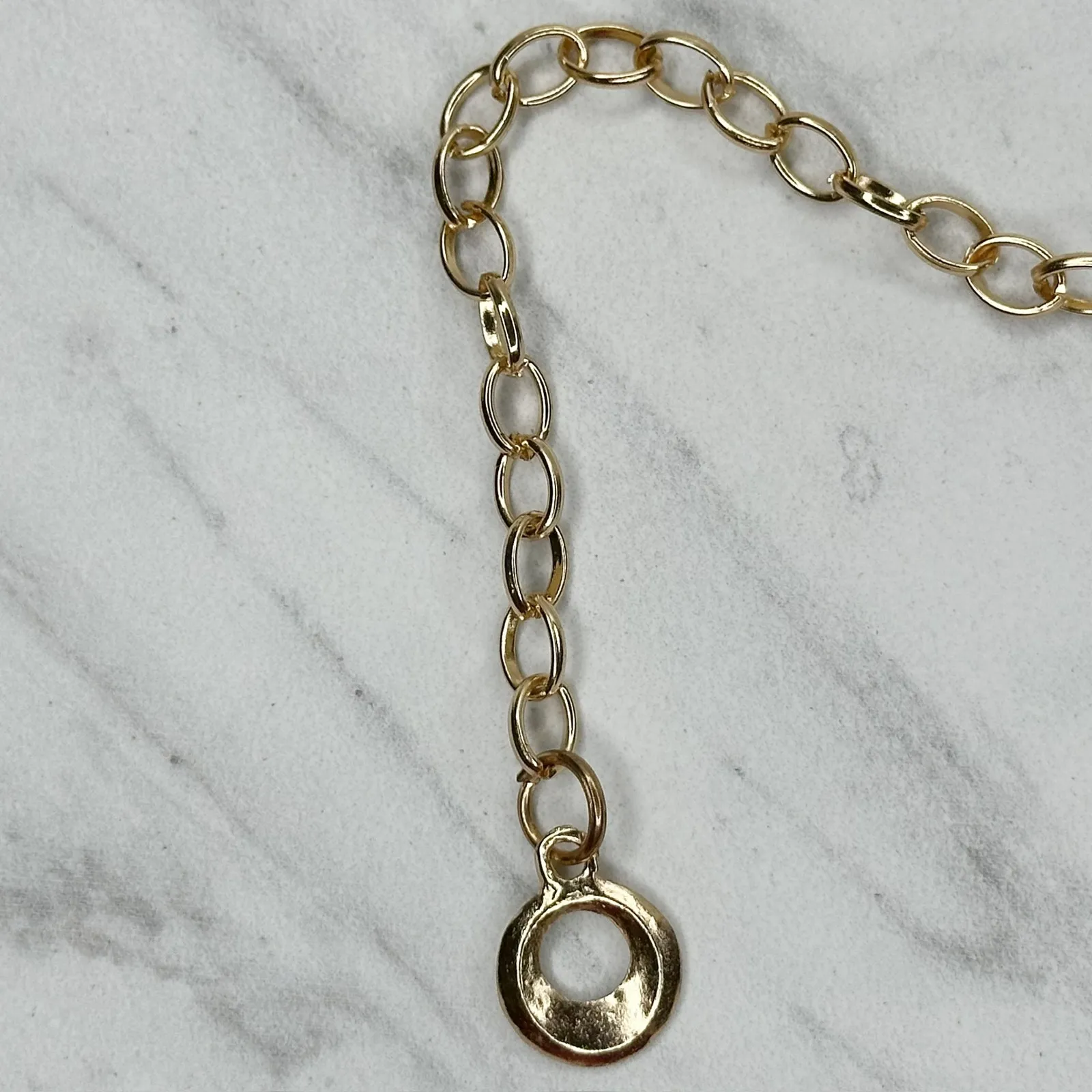 Seashell Concho Gold Tone Chain Link Belt XS/Small (XS/S) Coastal Cowgirl 🐚 - Image 11