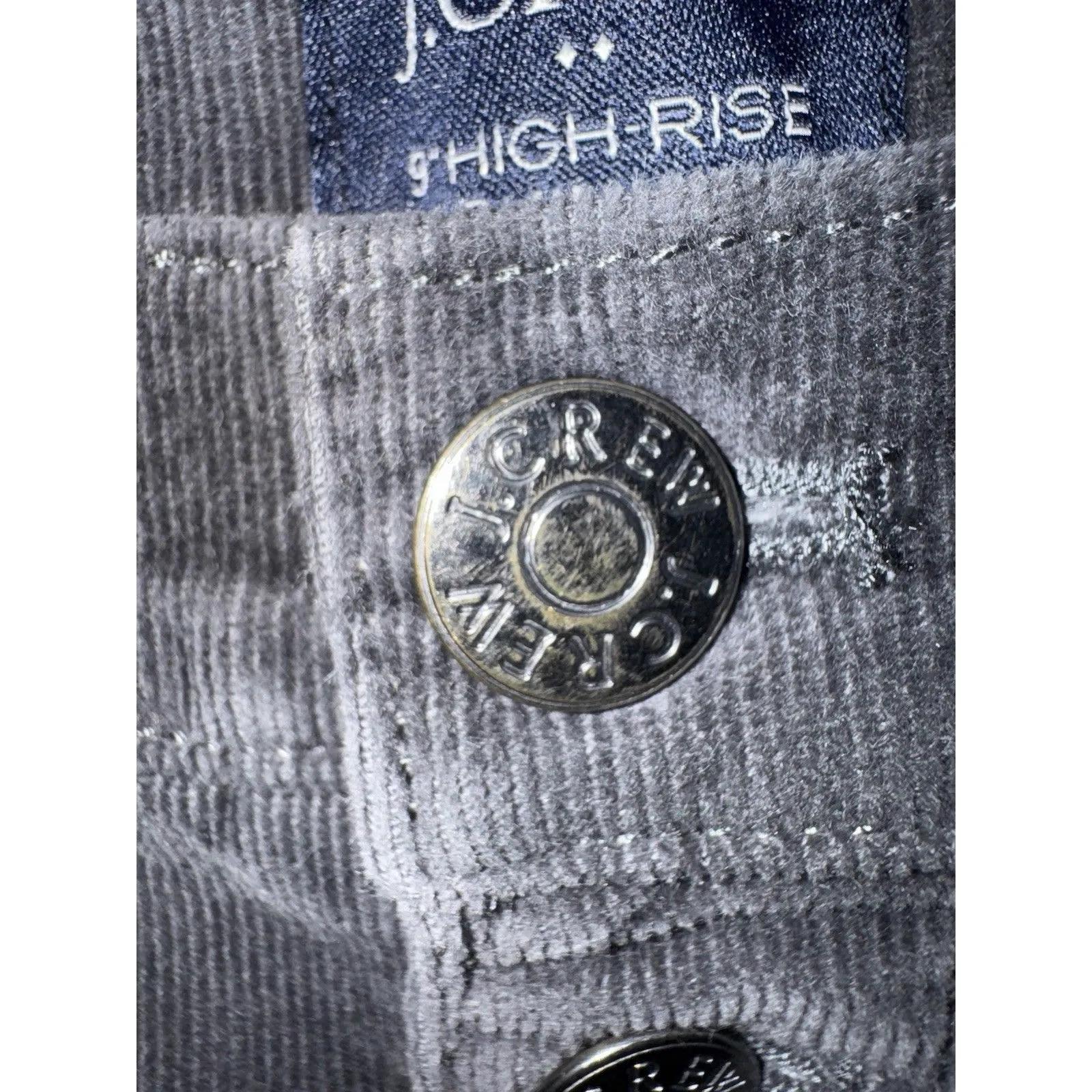 J.Crew Pants Womens Size 29 Black Corduroy 9" High - Image 3