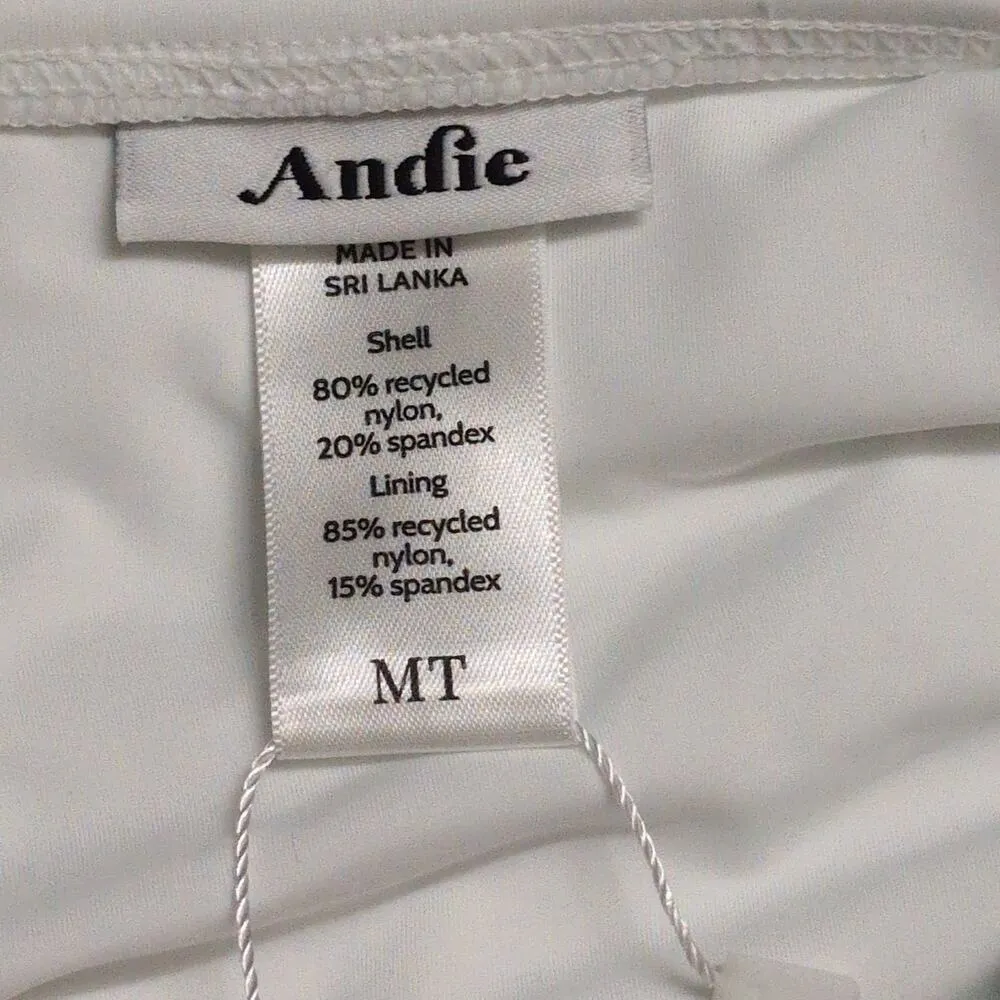 Andie Amalfi One Piece LT White Swim Bathing Suit Size MT Tall Long Torso New - Image 7