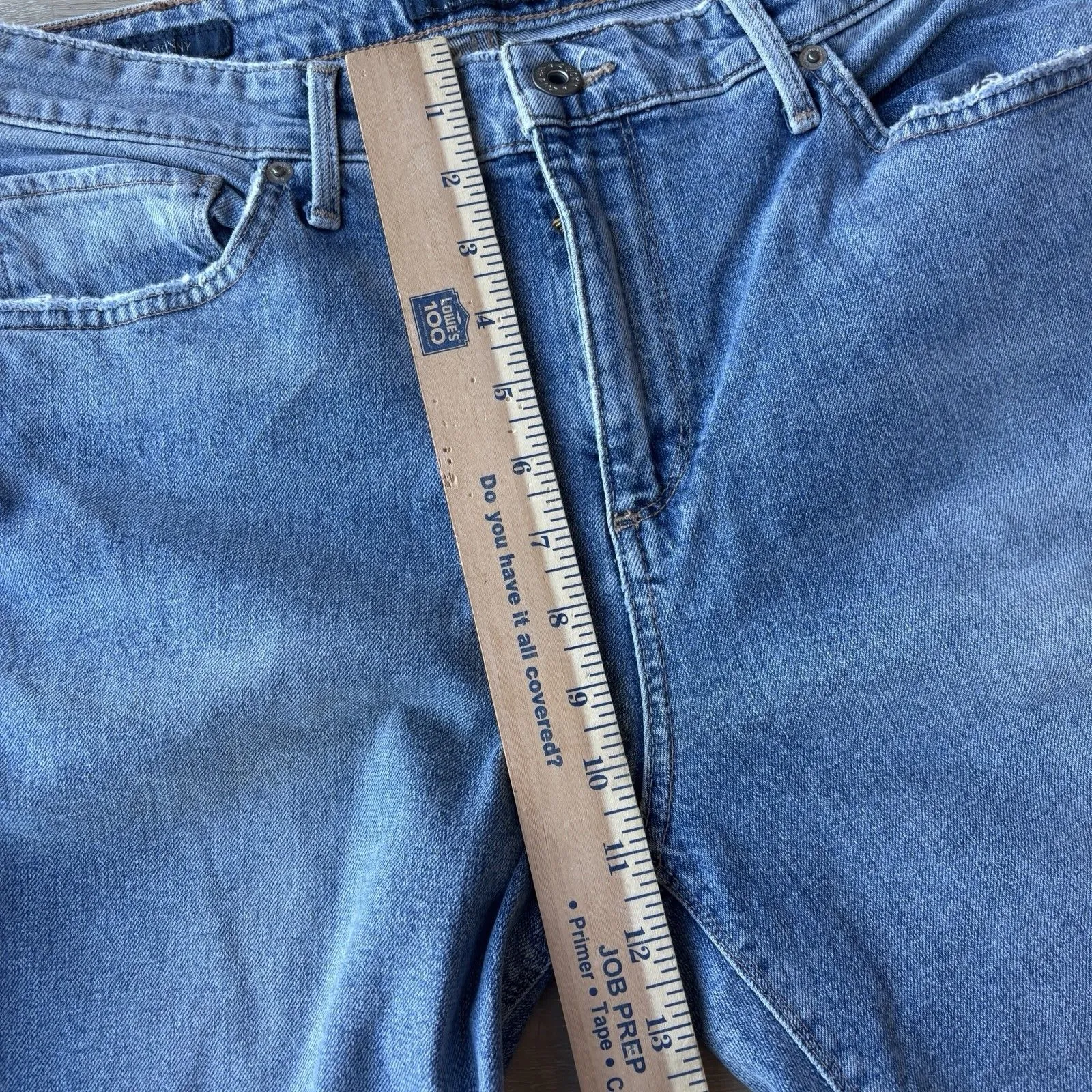 Lucky Brand 10/30 Brooke Skinny Cone Denim Jeans Med Wash Distressed Fade - Image 13