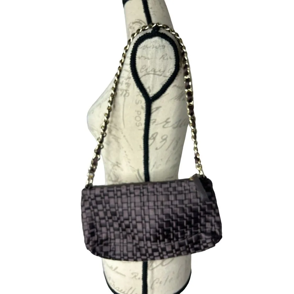 The‎ Sak Established 1989 Chain Handbag Purse Goldtone Red Satin Interior - Image 2