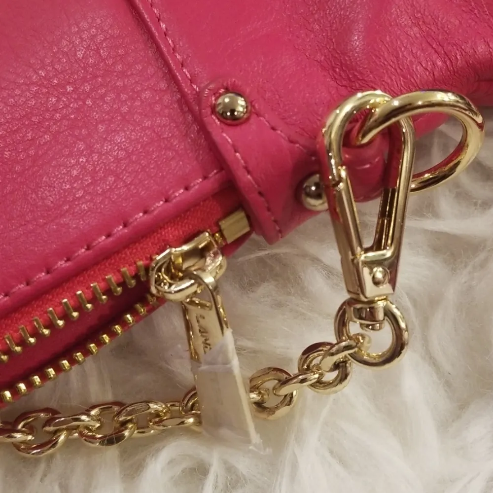 💕LANCASTER PARIS💕 Leather Clutch Crossbody Bag - Image 6