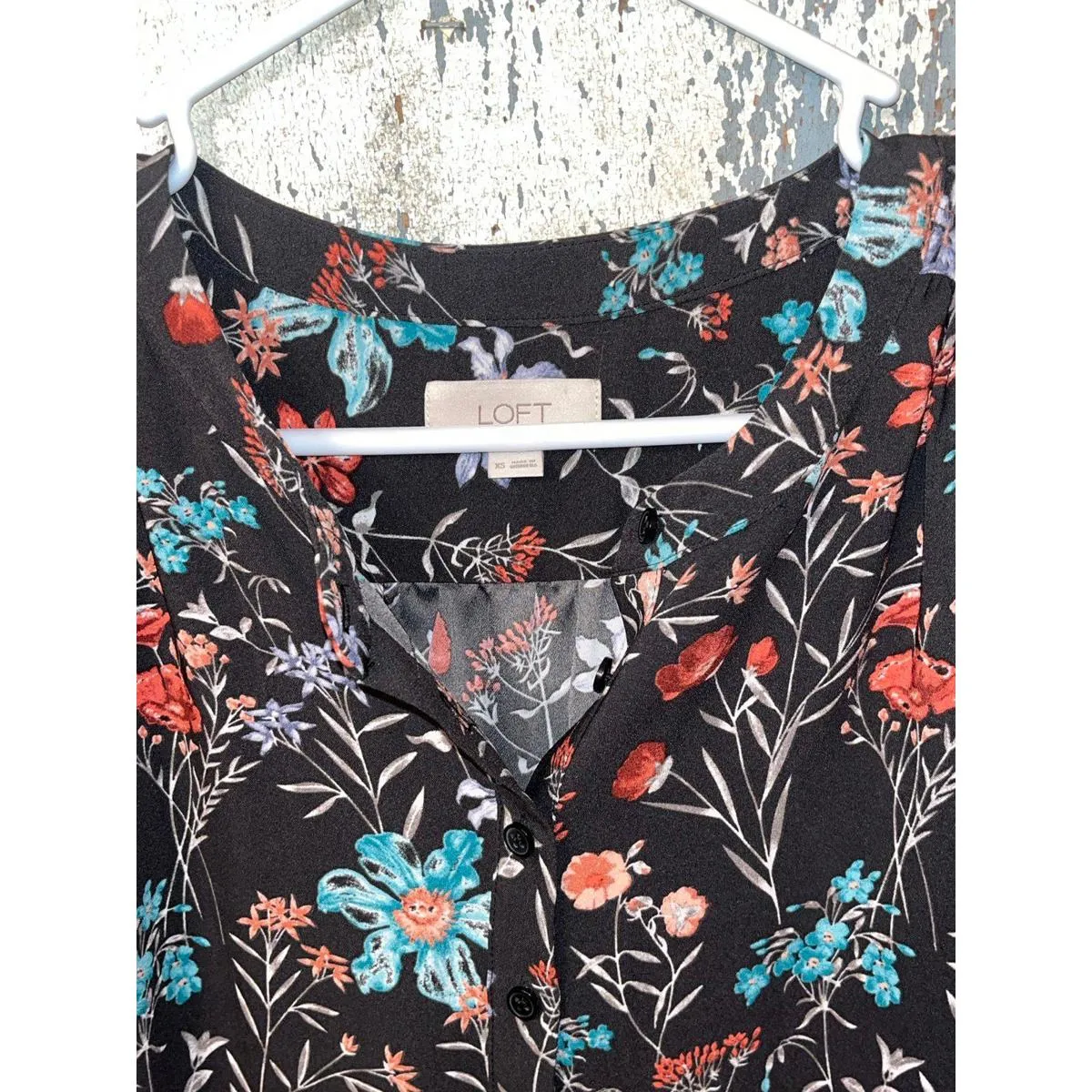 LOFT Ann Taylor floral dress size XS - Image 2