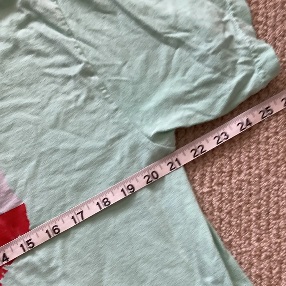 Comfort Colors AOPi Texas Alpha Omicron Pi Sorority T-Shirt Size Large Blue EUC - Image 6