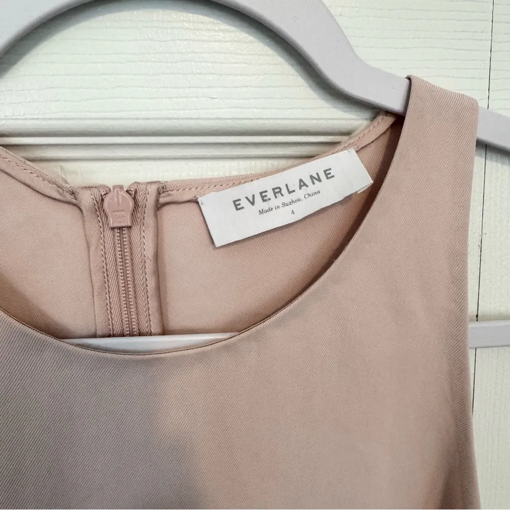 Everlane Japanese Goweave Tank Top Sleeveless Lightweight Blush Pink Sz 4 - Image 3