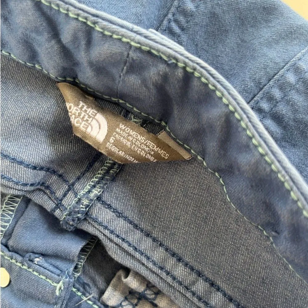 The North Face Stretch Blue Denim Jeans Women's Size 6 Regular - Image 6