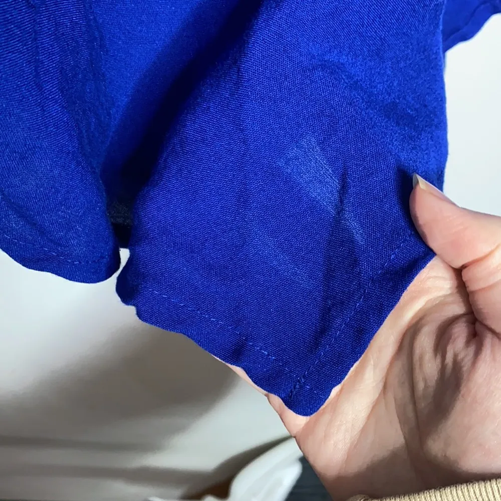 Fridaze Linen Artist Pullover Tunic in royal blue size M Size M - Image 49