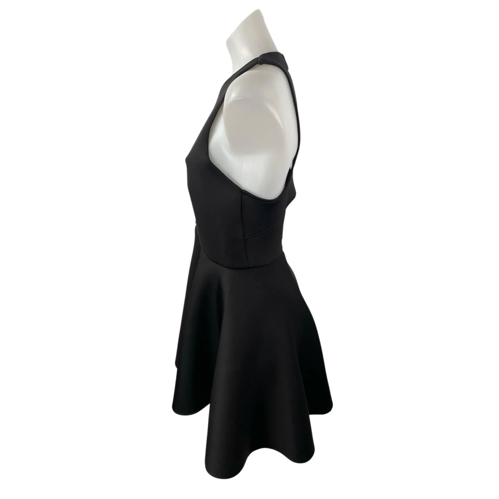 Silence + Noise Black Sleeveless High Neck Cutout Fit & Flare Mini Dress Size M Size M - Image 4