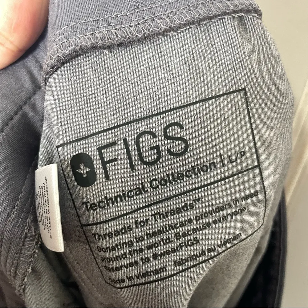 Figs Zamora Jogger Pants Graphite Grey Sz LP 782 - Image 7