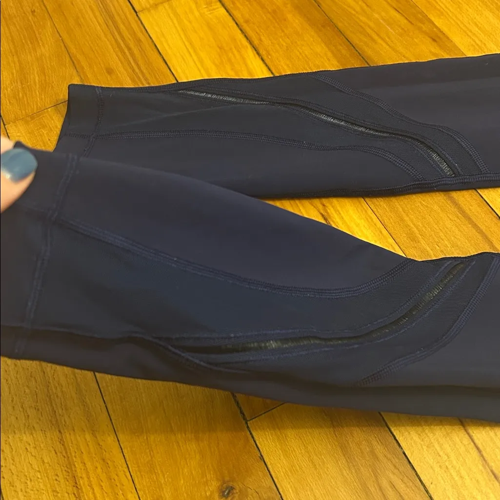 Lululemon High Times Pant Full-On Luxtreme Blue Mesh - Image 8