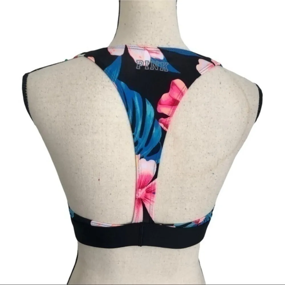 Pink Victoria Secret Ultimate Floral Twist Swim Top Size XS - Image 2