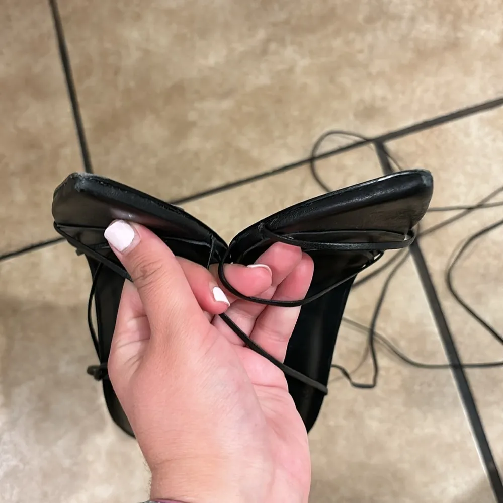 Camila Coelho Black Jolie Strappy Point Heels - Image 4