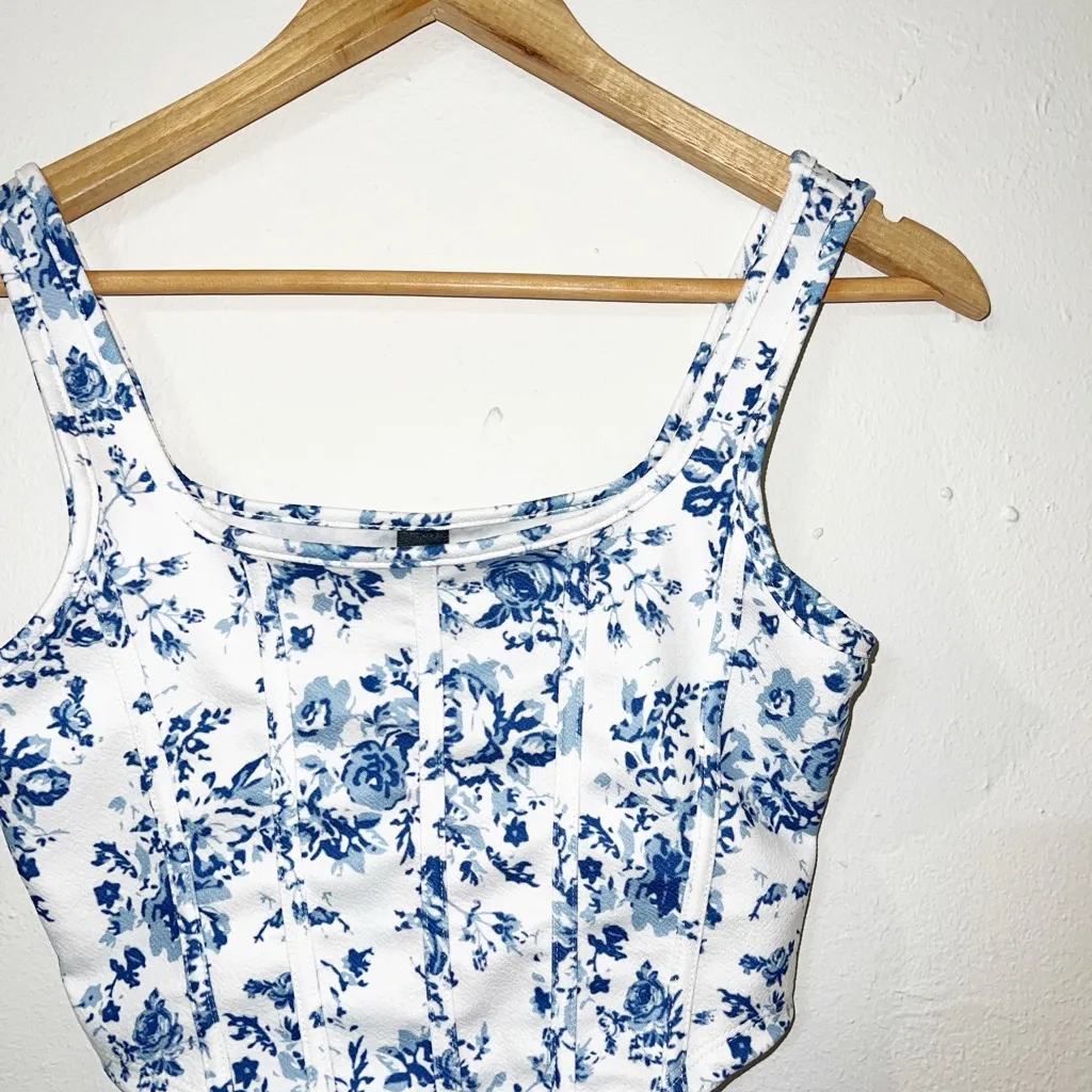 Shein floral corset style crop tank top bundle - Image 10