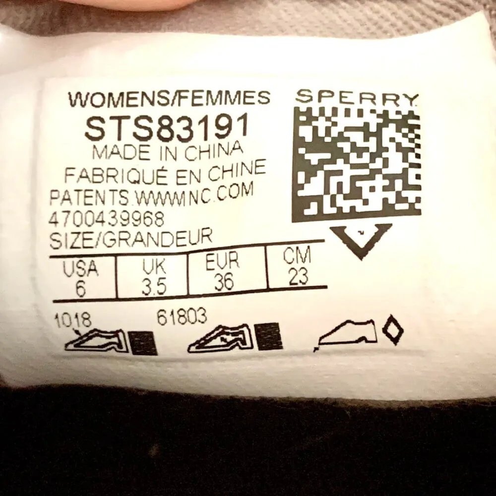 Sperry Top Sider Pier Boat Gray Comfort Canvas Casual Shoes Size US 6 STS83191 - Image 11