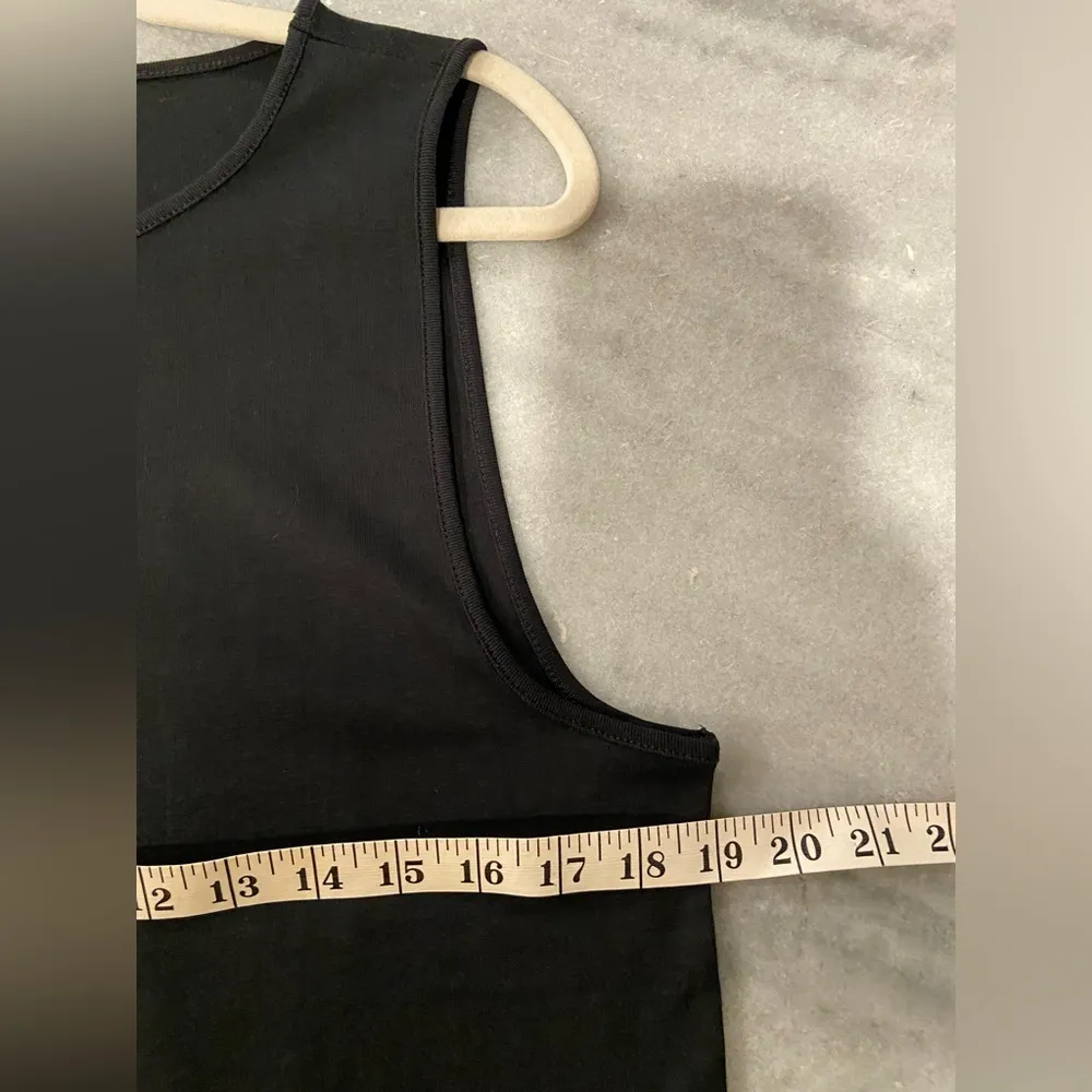 NWOT J. Crew Size XXL Black Mid Weight Scoop Neck Knit Cotton Tank Top - Image 9