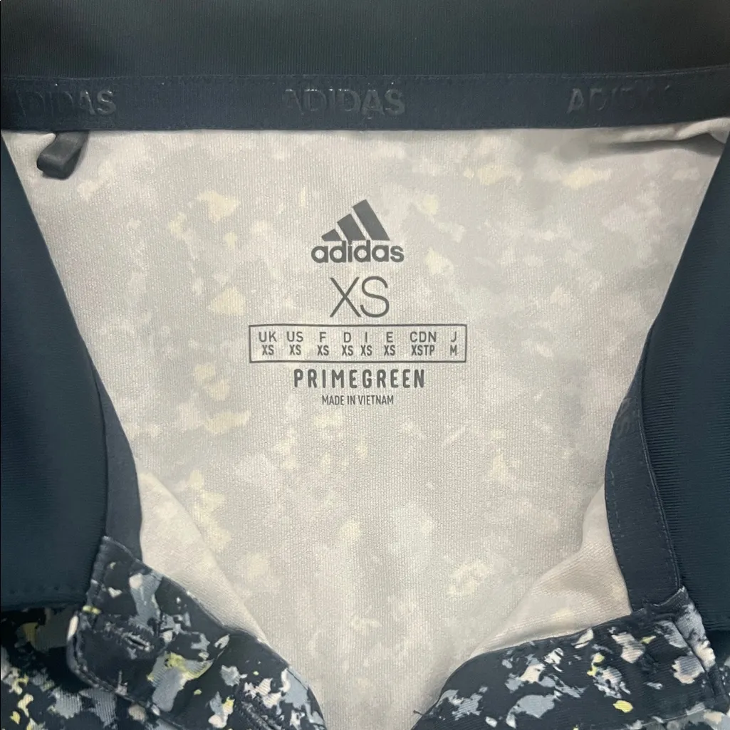 Adidas Women's Blue Patterned Sleeveless Top XS - Image 2