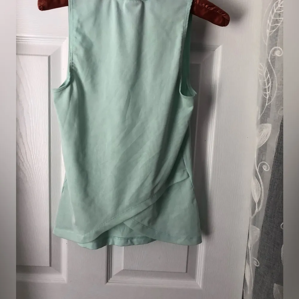 Nike Pro Mint Sleeveless running sports Top mesh back women size XS - Image 7